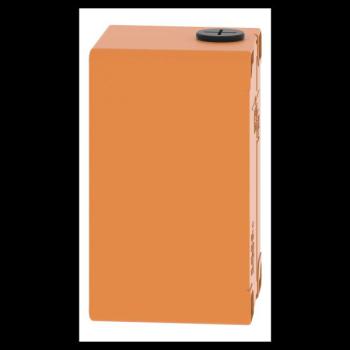  Boite vide orange 2 trous 30mm 