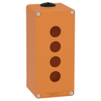  Boite vide orange 4 trous 22mm 