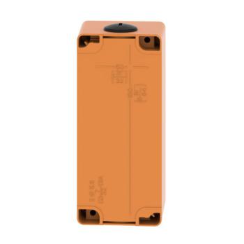  Boite vide orange 4 trous 22mm 