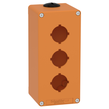  Boite vide orange 3 trous 30mm 