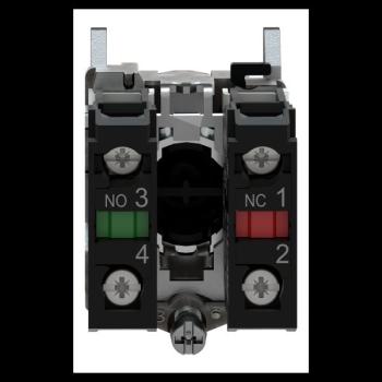  BOUTON POUSSOIR VERT AFFL 