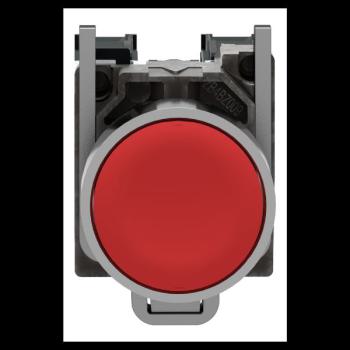  BOUTON POUSSOIR, ROUGE, 1 