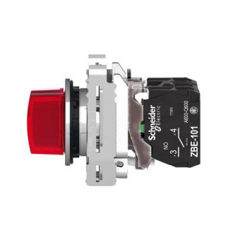  BT lum flush rouge 1O+1F 24V 