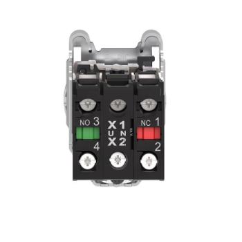  BP lum flush blanc 1O+1F 230V 