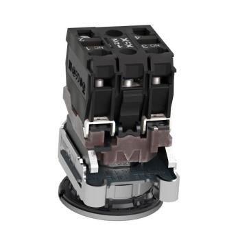  BP lum flush rouge 1O+1F 24V 