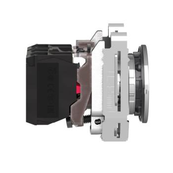  BP lum flush rouge 1O+1F 230V 