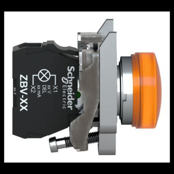  BP lum flush orange 1O+1F 230V 