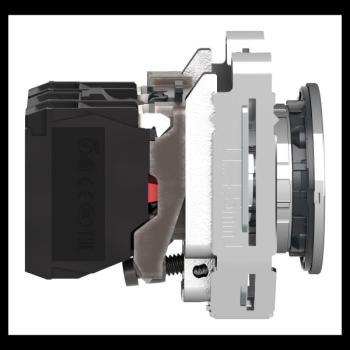  BP lum flush bleu 1O+1F 24V 