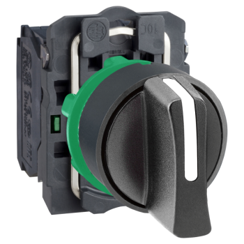  BOUTON TOURNANT NOIR DIAM 