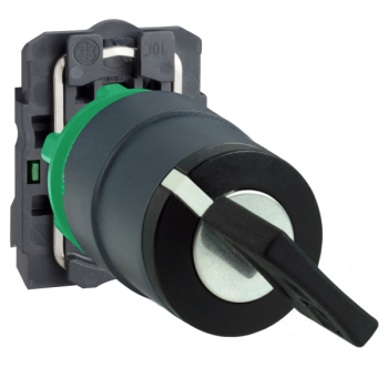  BOUTON TOURNANT NOIR DIAM 