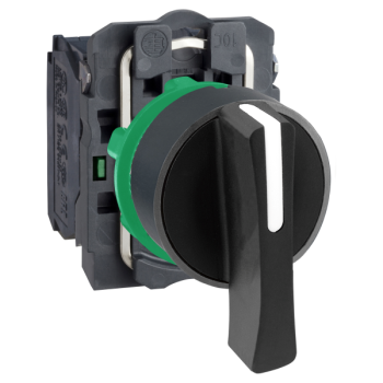  BOUTON TOURNANT NOIR DIAM 