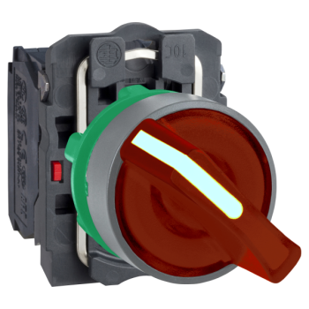  BT lumineux rouge 1O+1F 120V 