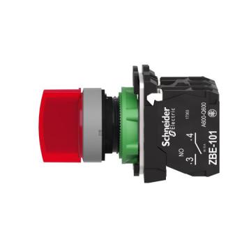  BT lumineux rouge 1O+1F 24V 