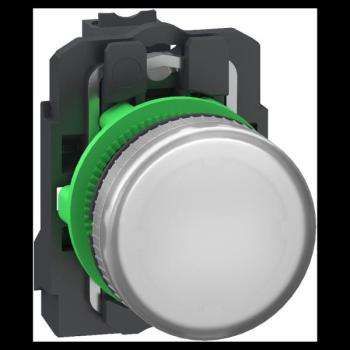  VOYANT DEL 24 V BLANC PUSH IN 