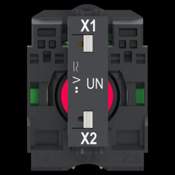  VOYANT DEL 24 V ROUGE PUSH IN 