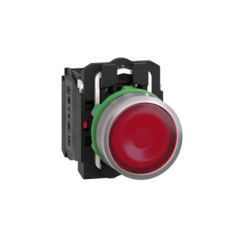  BP lumineux rouge 1O+1F 230V 