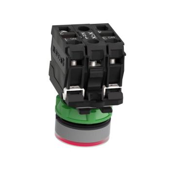  BP lumineux rouge 1O+1F 230V 