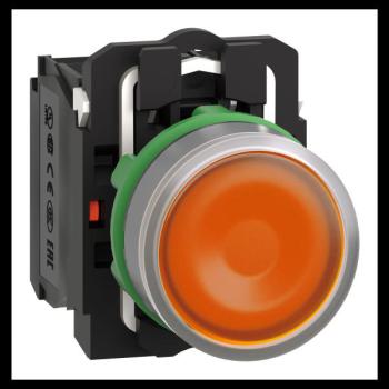  BP lumineux orange 1O+1F 24V 
