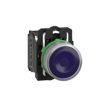  BP lumineux bleu 1O+1F 24V 