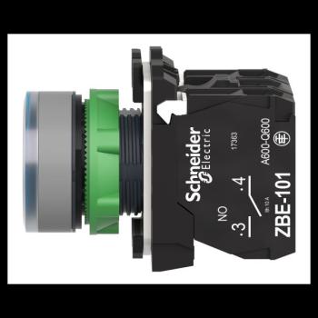  BP lumineux bleu 1O+1F 24V 