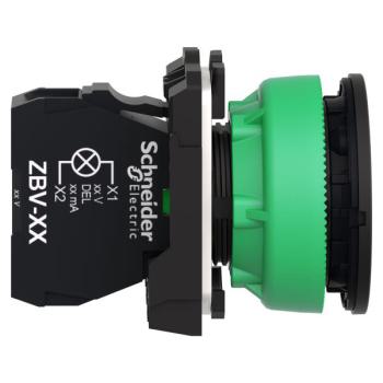  voyant DEL flush vert 230V 