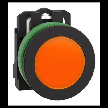  voyant DEL flush orange 230V 