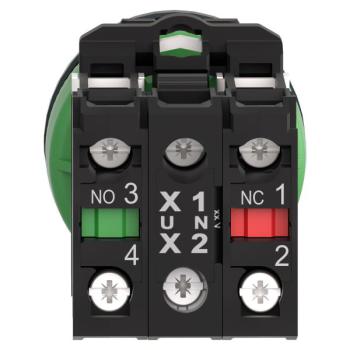  BP lum flush vert 1O+1F 110V 