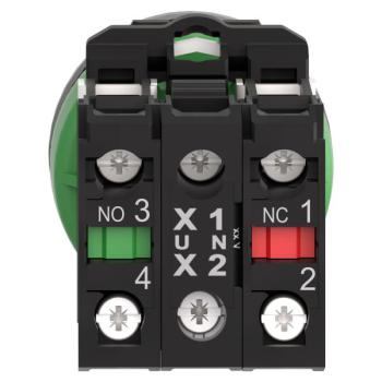  BP lum flush vert 1O+1F 230V 