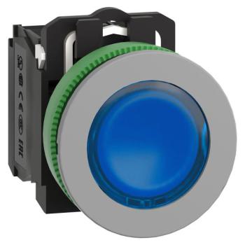  BP lum flush bleu 1O+1F 24V 