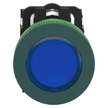  BP lum flush bleu 1O+1F 230V 