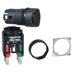  BOUTONPOUSSOIR NOIR DIAM 