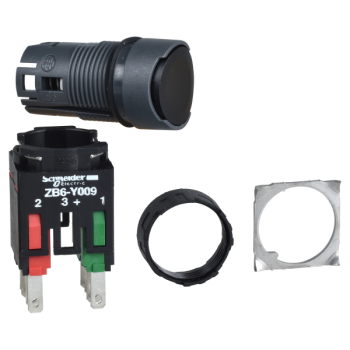  BOUTONPOUSSOIR NOIR DIAM 