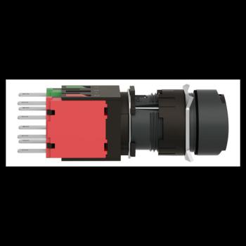  BOUTONPOUSSOIR NOIR DIAM 