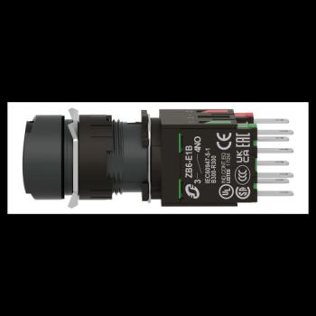  BOUTONPOUSSOIR NOIR DIAM 