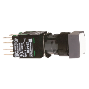  BOUTONPOUSSOIR BLANC DIAM 