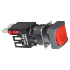  BOUTONPOUSSOIR ROUGE DIAM 