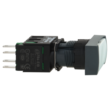  BOUTONPOUSSOIR BLANC DIAM 