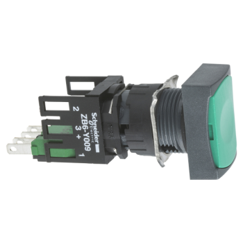  BOUTONPOUSSOIR VERT DIAM 