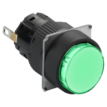  VOYANT VERT ROND 24V IP65 