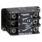  Bloc contact � rappel 1O+2F 2v 