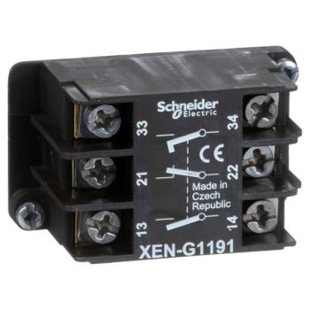  Bloc contact � rappel 1O+2F 2v 