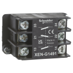  Bloc contact � rappel 1O+2F 1v 