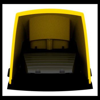  INT PEDALE PLASTIQUE JAUN 