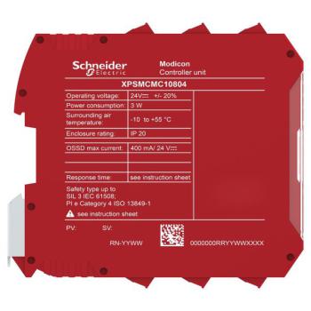  CPU-8 entr�es-4 OSSD- � vis 