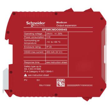  4OSSD-4sortiesSIL1/PLc-vis 
