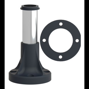  TUBE ALU 100MM PIED PLAST 