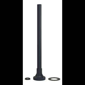  TUBE ALU NOIR 400 MM PIED 