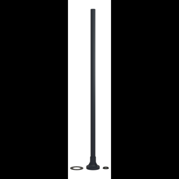  TUBE ALU NOIR 800 MM PIED 