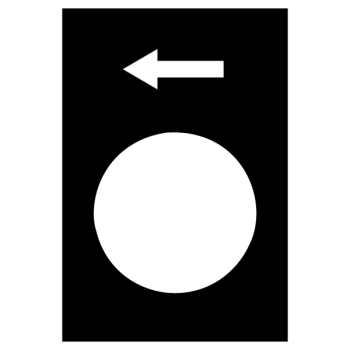  ETIQ 30X40MM NOI Descente PV 