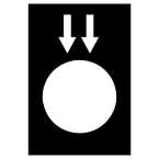  ETIQUETTE 30 X 40 MM NOIR 